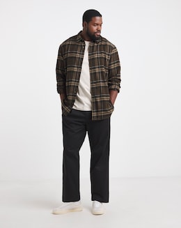 Jack &amp; Jones Owen Cade Pleated Trouser - Black