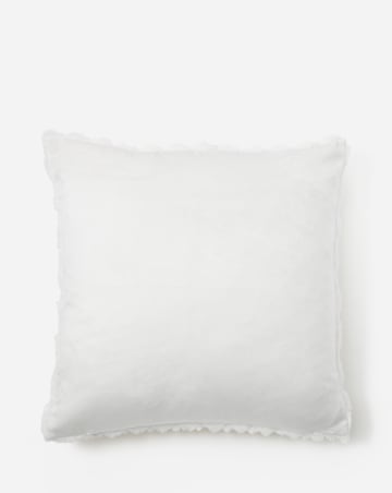 Scallop Faux Fur Cushion