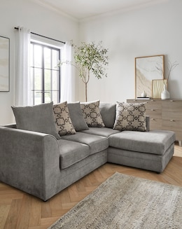 Grace Chenille Right Hand Corner Sofa