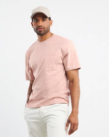 Textured Marl Relaxed Fit Pocket T-Shirt