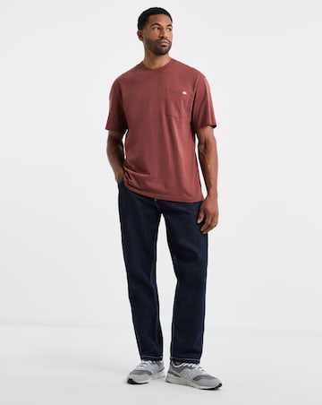 Dickies Short Sleeve Luray Pocket - Brown