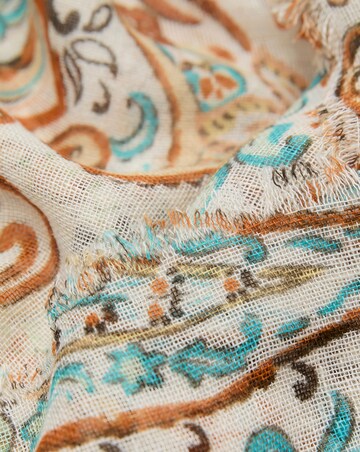 Mango Lightweight Paisley Scarf