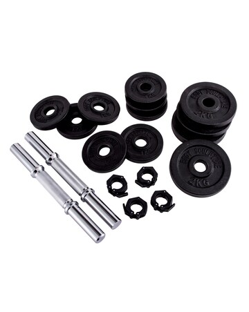 Body Sculpture 20kg Iron Dumbbell Combo Set