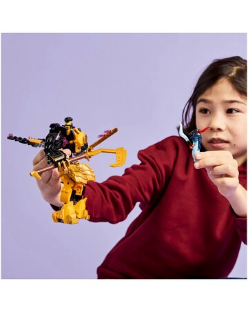 LEGO NINJAGO Arin's Spinjitzu Battle Mech Toy Set with 2 Minifigures 71839