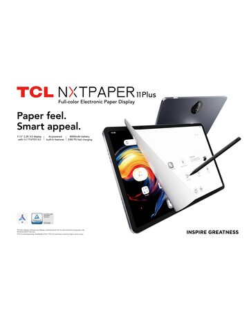 TCL NXTPAPER 11 Plus 256GB Tablet with Case - Dark Grey