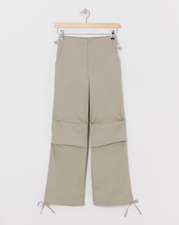 Stone Parachute Utility Trousers