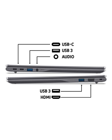 Acer Chromebook Plus 514 - 14in UHD Intel Core i3 8GB 256GB