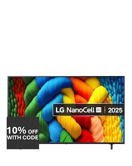 LG 65NANO80A6B 65in NanoCell AI 4K Smart TV