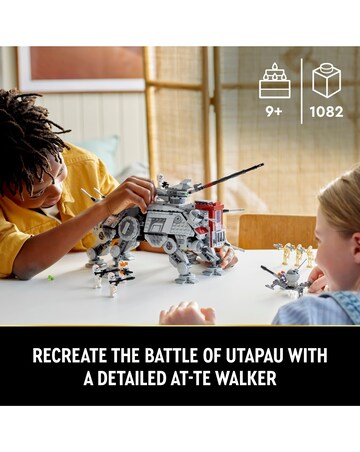 LEGO Star Wars AT-TE Walker Set with Droid Figures 75337