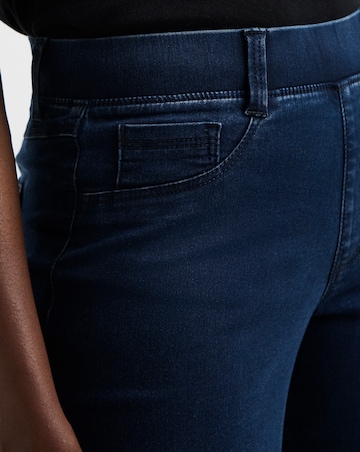 Indigo Stretch Wide Leg Jegging