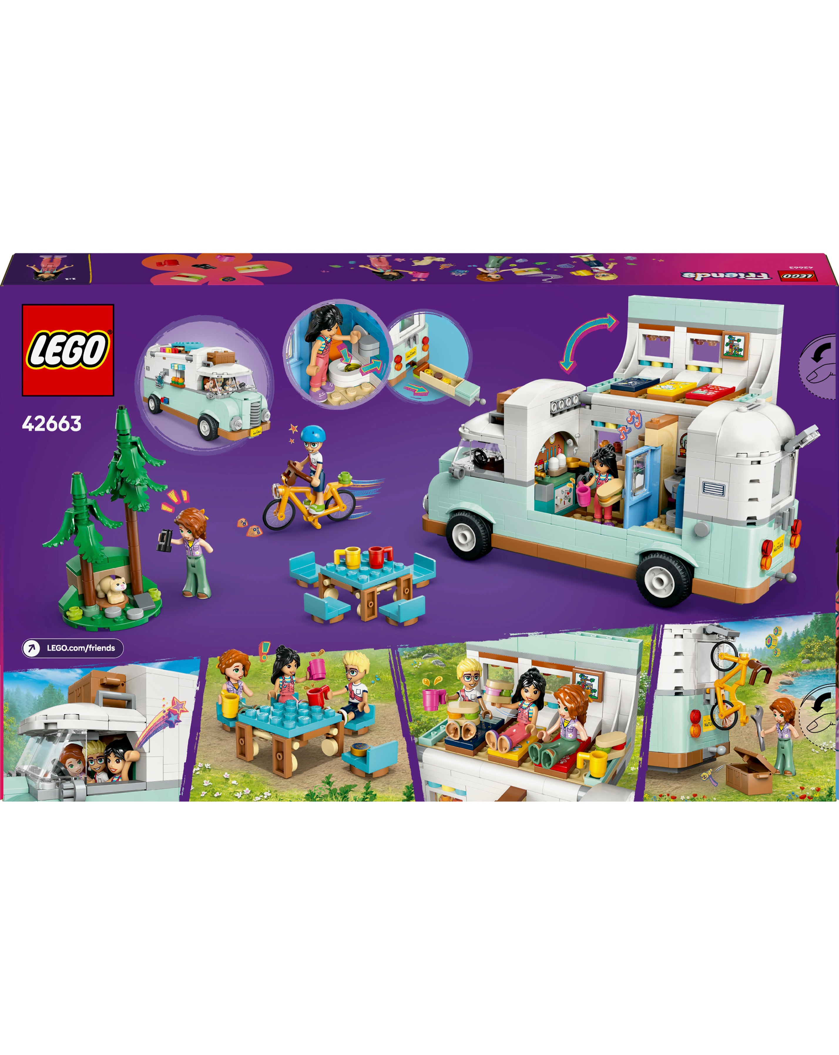 LEGO Friends Friendship Camper Van Adventure Toy Set 42663