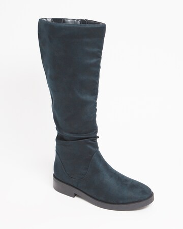 Evren Ruched Boot - Standard Fit (D) & Standard Calf