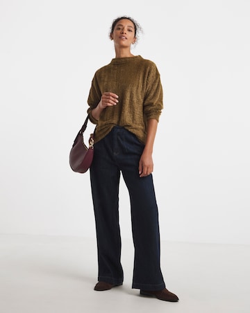 Brushed Soft Touch Longline Top