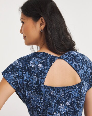 Julipa Twist Back Pure Cotton Dress