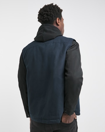 Navy Twill Washed Gilet