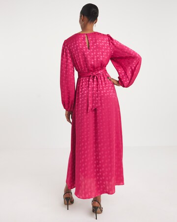 Joanna Hope Jacquard Spot Maxi Dress