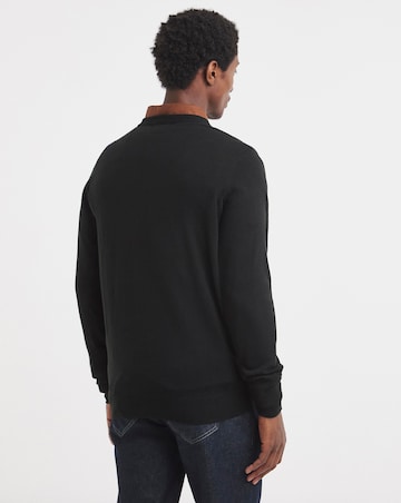 Value Knitted V Neck Jumper Long