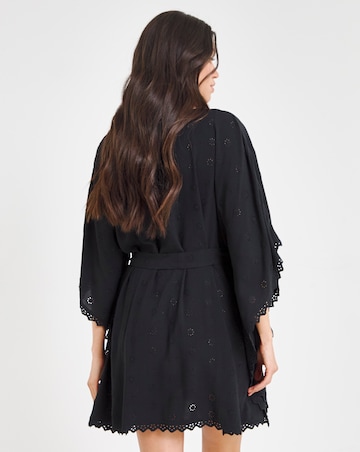 Beach To Beach Broderie Beach Kaftan