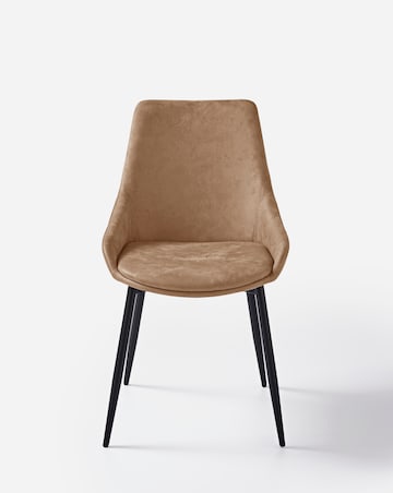 Oslo Dining Table with 6 Etta Faux Leather Chairs