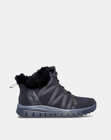 Skechers Graceful Slip In Fur Lined Boots Standard Fit