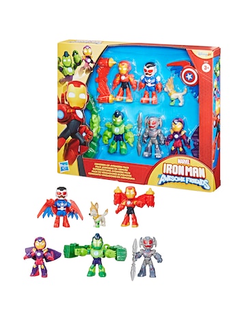 Marvel Iron Man and his Awesome Friends Armored-Up Avengers Pack Action Figures