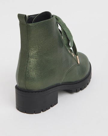 Joe Browns Chunky Lace Up Boot Extra Wide Fit