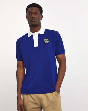 Lacoste Royal Blue Badge Polo Shirt