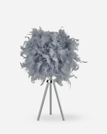 Feather Tripod Table Lamp