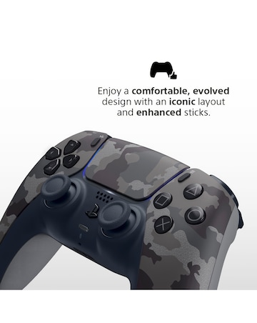 PlayStation 5 DualSense Controller - Grey Camouflage