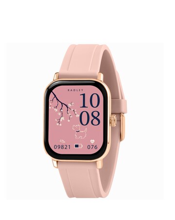 Radley Series 56 Cobweb Silicone Strap Smart Watch and Wireless Earbuds Bundle