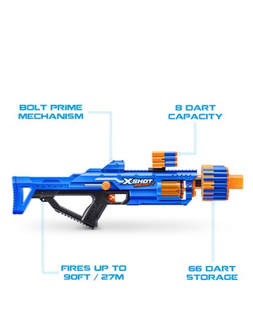 X Shot Insanity-Berzerko 8-Shot Blaster with 48 darts