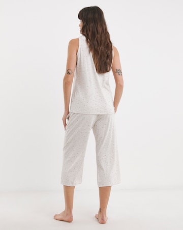 Pretty Lounge Moon & Star Print Culotte Set