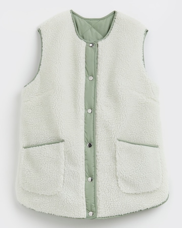 Julipa Reversible Borg Gilet