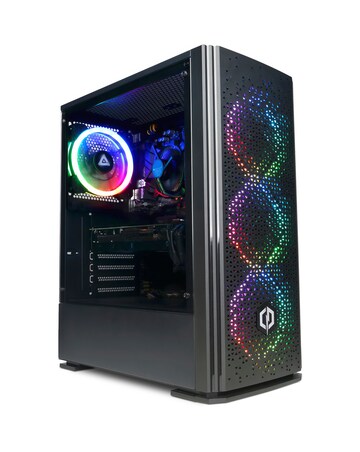 CyberPowerPC Blaze Gaming PC - AMD Ryzen 5 5500 RTX 5060 16GB RAM 1TB NVMe SSD