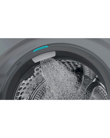 Hotpoint H899ADSGPOWERUK, 9kg, 1400rpm Washing Machine - Silver + Installation