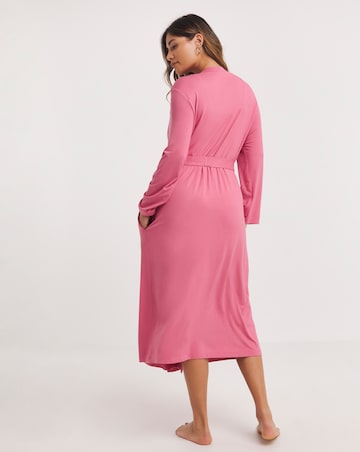 Pretty Secrets Cool Stretch Lace Midi Dressing Gown