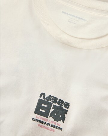Jack & Jones Cherry Back Graphic T-Shirt - White