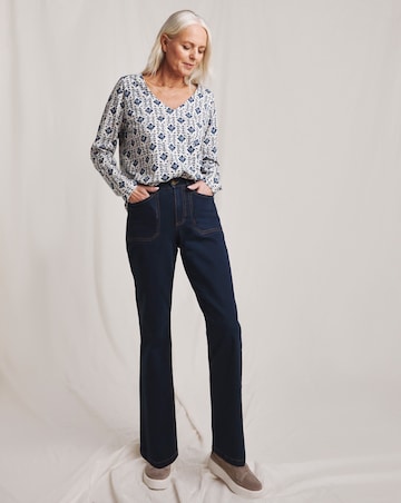 Julipa Straight Fit Stretch Jeggings Short