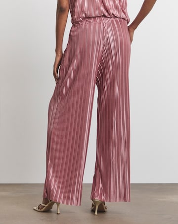 Joanna Hope Plisse Wide Leg Trousers