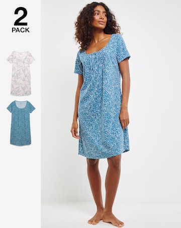 Pretty Secrets Value 2 Pack Short Sleeve Nighties