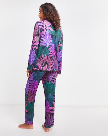 Floral Print Button Through Pyjama Set