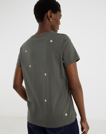 Heart Embroidered T-Shirt