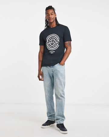 Lyle & Scott Short Sleeve Graphic T-Shirt - Navy