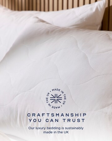 Snuggledown Luxury Cotton Quilted Firm Support Pillows - 2 Pack