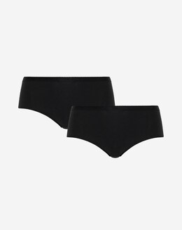 Playtex 2Pack Cotton Midi Knickers Black