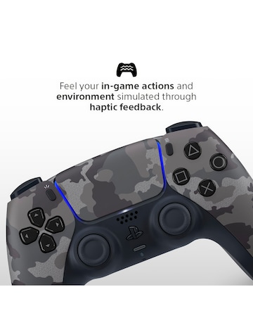 PlayStation 5 DualSense Controller - Grey Camouflage