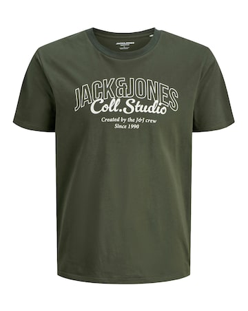 Jack & Jones Makoto Logo T-Shirt 3 Pack - Multi