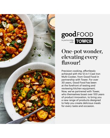 Good Food GF16012 12-in-1 Cast Iron Multi-Cooker