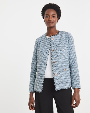 Blue Boucle Jacket