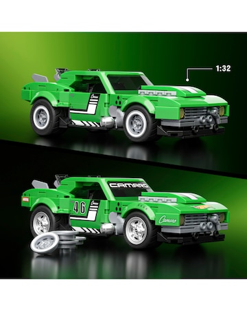 Mattel Brick Shop Hot Wheels Speed Series Chevrolet Custom 68 Camaro Set